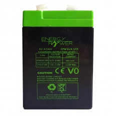 EPW6V4,5AH - Batterie étanche 6V - 4.5 Ah