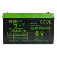 EPW6V7AH - Batterie étanche 6V - 7 Ah
